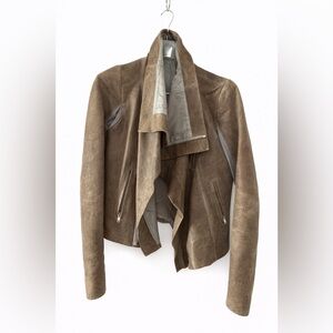 Women's Rick Owen’s leather jacket